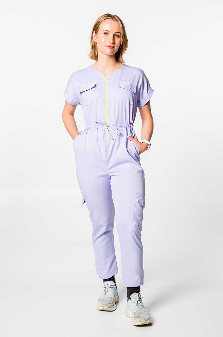 Sheeba Cuffed Sleeve Jogger Ladies Jumpsuit - Image 1