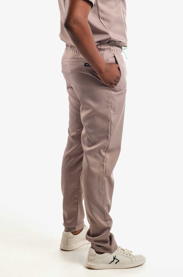 Ikey Mens Scrub Pants - Silver, 4XL