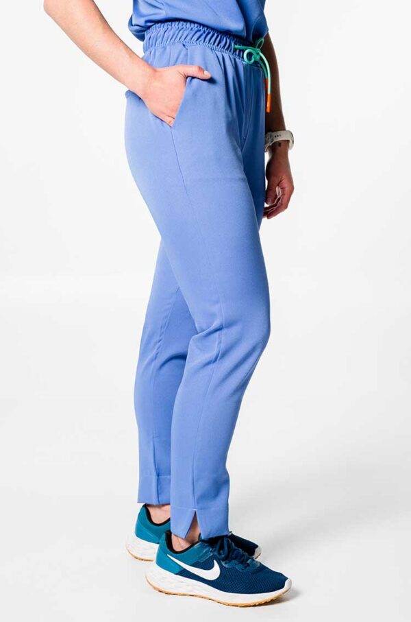 Milla Ladies Elasticated Scrub Pants - Periwinkle, XXS