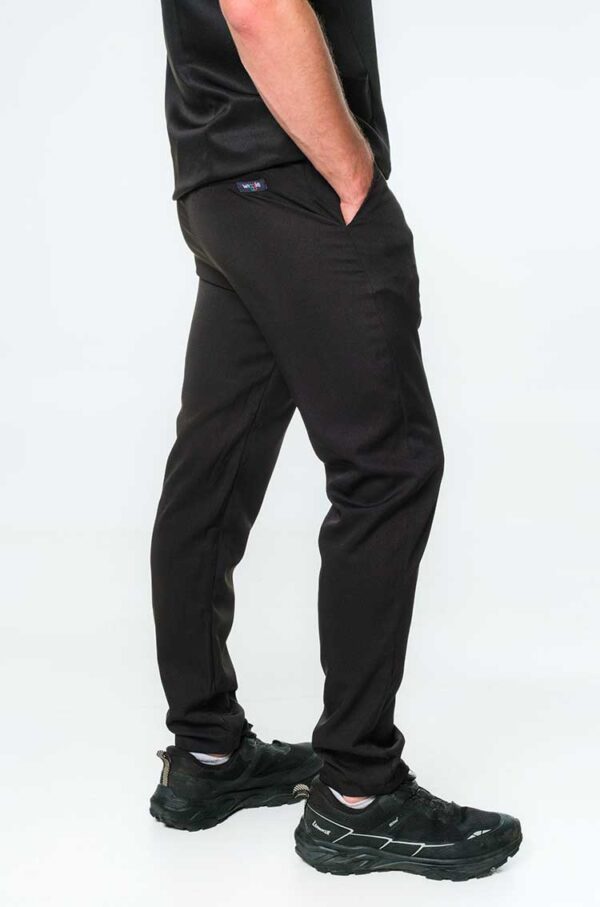 Ikey Mens Scrub Pants - Black, 4XL