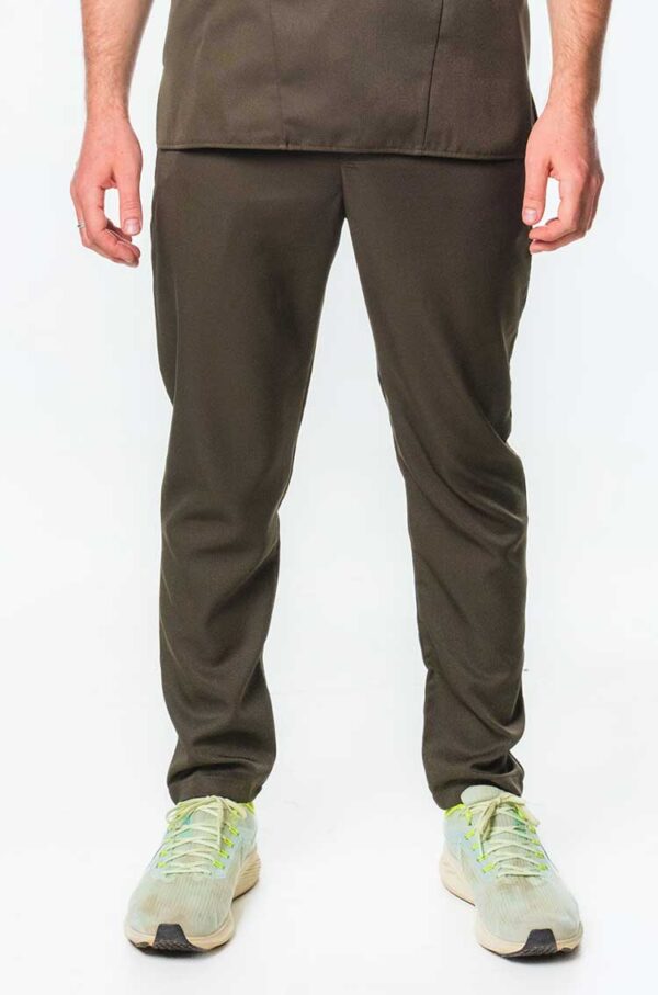 Ikey Mens Scrub Pants - Olive, 4XL