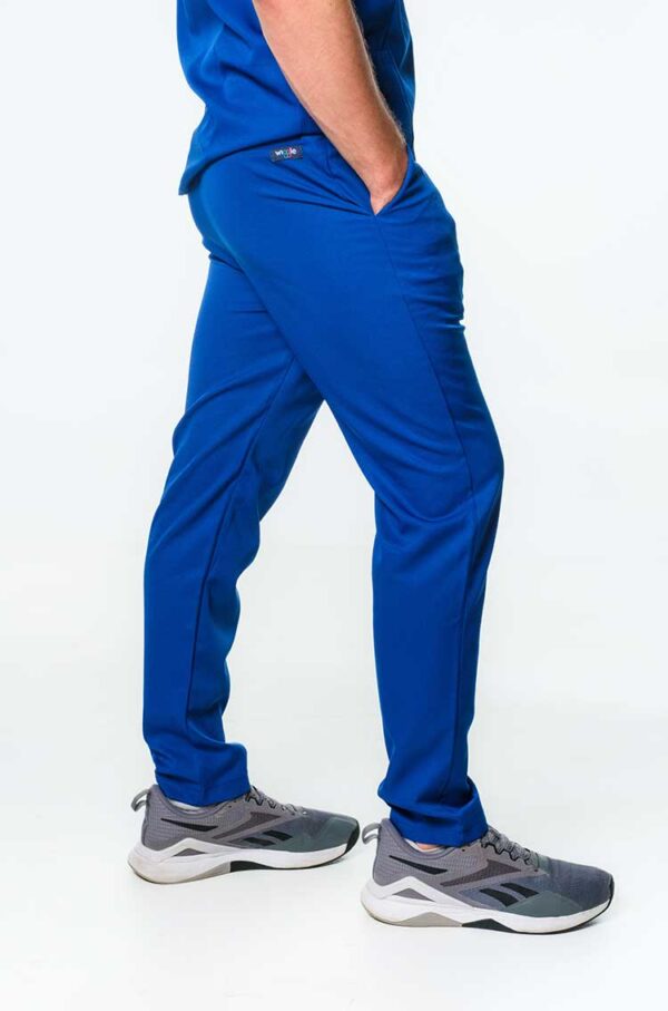 Ikey Mens Scrub Pants - Royal Blue, XXS
