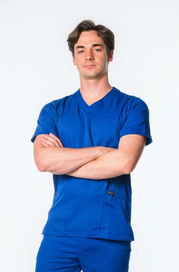 Kingsley Mens V-neck Scrub Tops