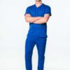Kingsley Mens V-neck Scrub Tops - Thumbnail Image 2