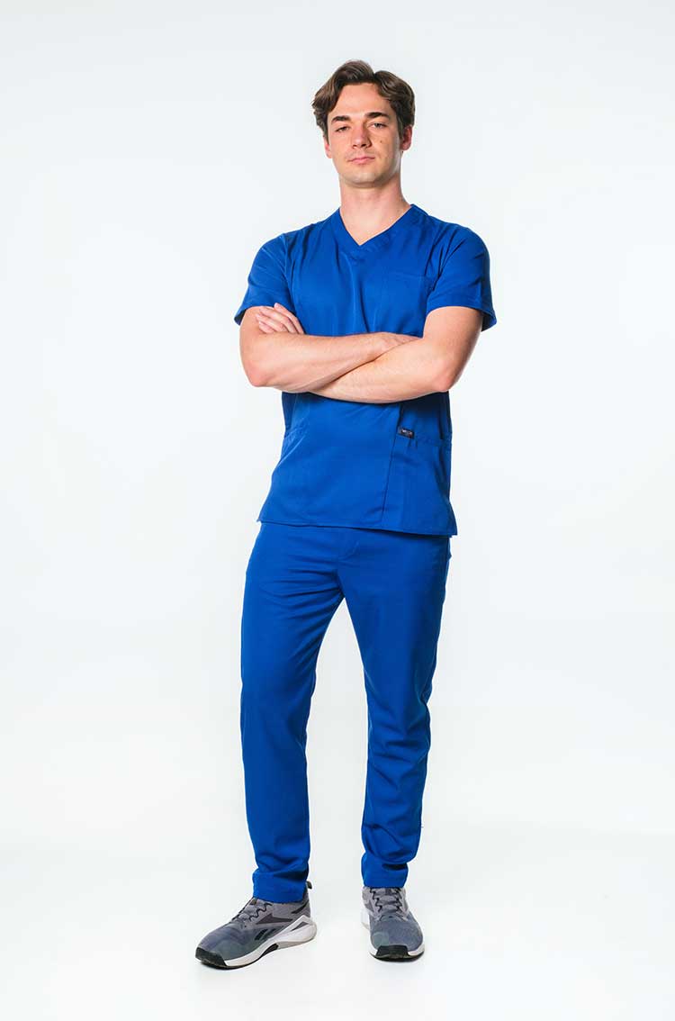 Kingsley Mens V-neck Scrub Tops - Image 2