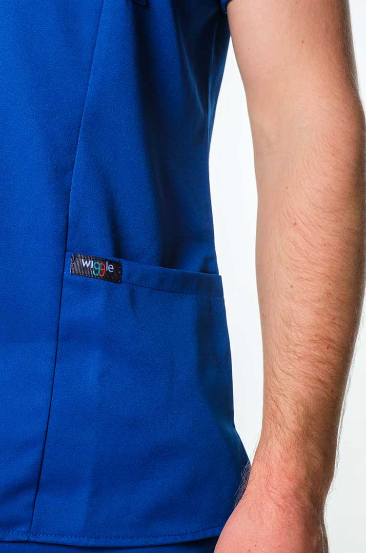 Kingsley Mens V-neck Scrub Tops - Image 4