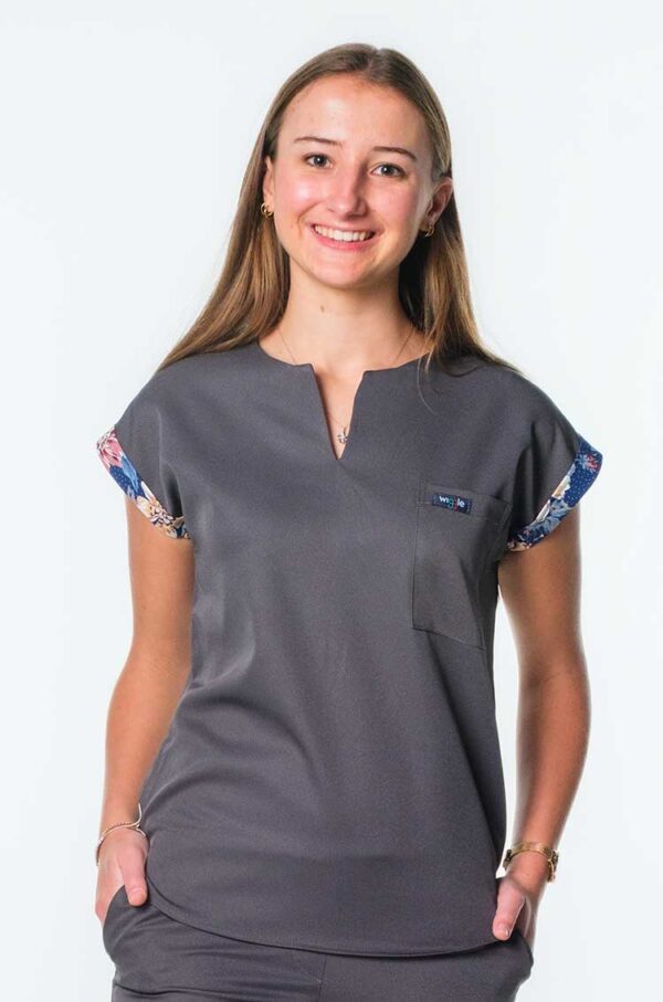 Kiki Ladies Tuck-in Scrub Top
