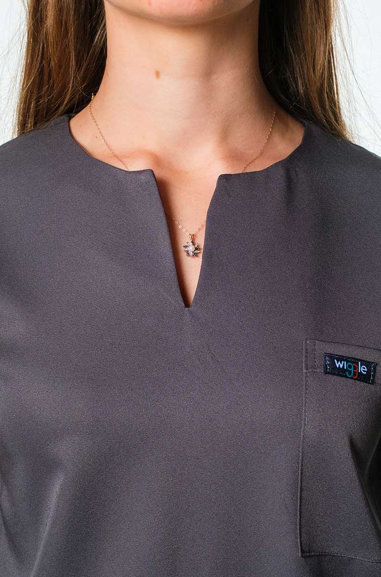 Kiki Ladies Tuck-in Scrub Top - Image 3