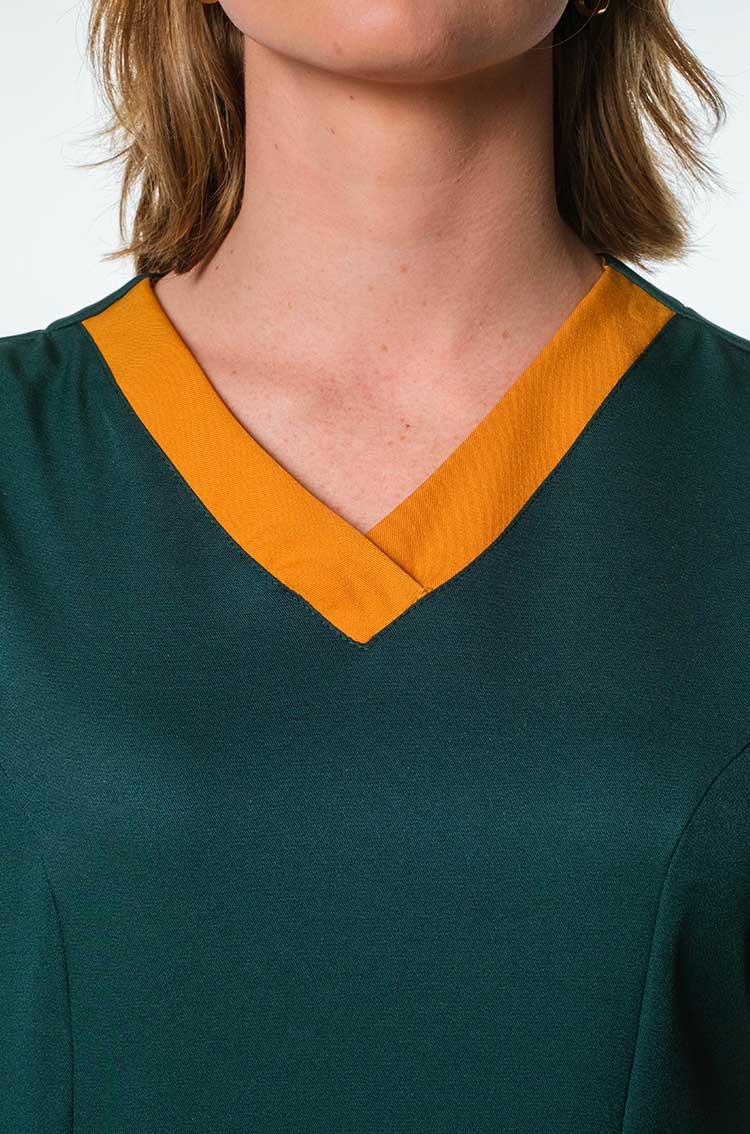 <b>Green & Gold</b> Scrubs (Ladies) - Image 4