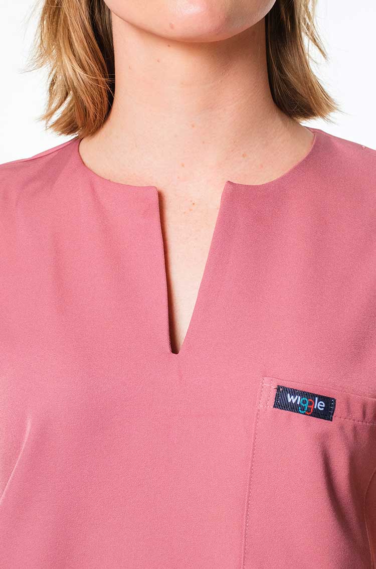 Lola Ladies Tuck-in Scrub Top - Image 4