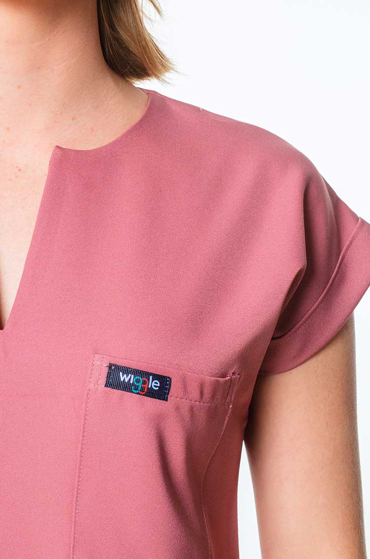 Lola Ladies Tuck-in Scrub Top - Image 5