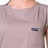 Luna Cuffed Sleeve Tuck-In Scrub Top - Thumbnail Image 3