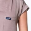 Luna Cuffed Sleeve Tuck-In Scrub Top - Thumbnail Image 4