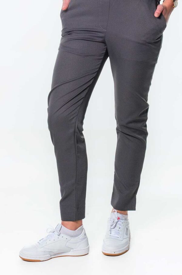 Milla Ladies Elasticated Scrub Pants - Charcoal, 4XL