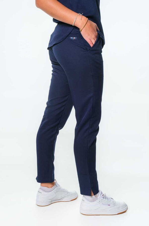 Milla Ladies Elasticated Scrub Pants - Navy, 4XL
