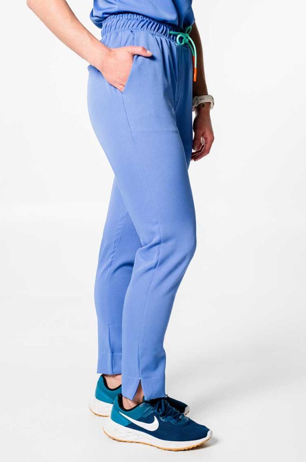 Milla Ladies Elasticated Scrub Pants - Periwinkle, XXS