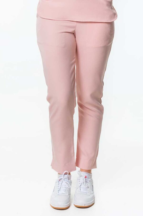 Milla Ladies Elasticated Scrub Pants - Rose, 4XL