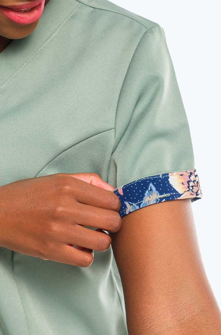 <b>Molly</b> Ladies Roll-up Sleeve Scrub Tops - Image 3