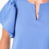 Sunny Frilly Sleeved Tuck-in Scrub Top - Thumbnail Image 5