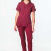 <b>Vega</b> Ladies Cuffed Sleeved V-Neck Scrub Top - Thumbnail Image 2