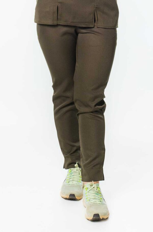 Yoda Ladies Scrub Pants with Band - Olive, 4XL