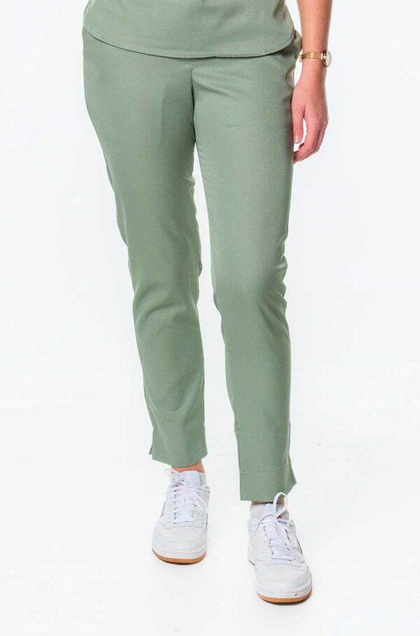 Yoda Ladies Scrub Pants with Band - Pistachio, 4XL