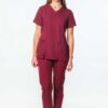 Yoda Ladies Scrub Pants with Band - Thumbnail Image 2