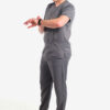 <b>Kingsley</b> Mens V-neck Scrub Tops - Thumbnail Image 2