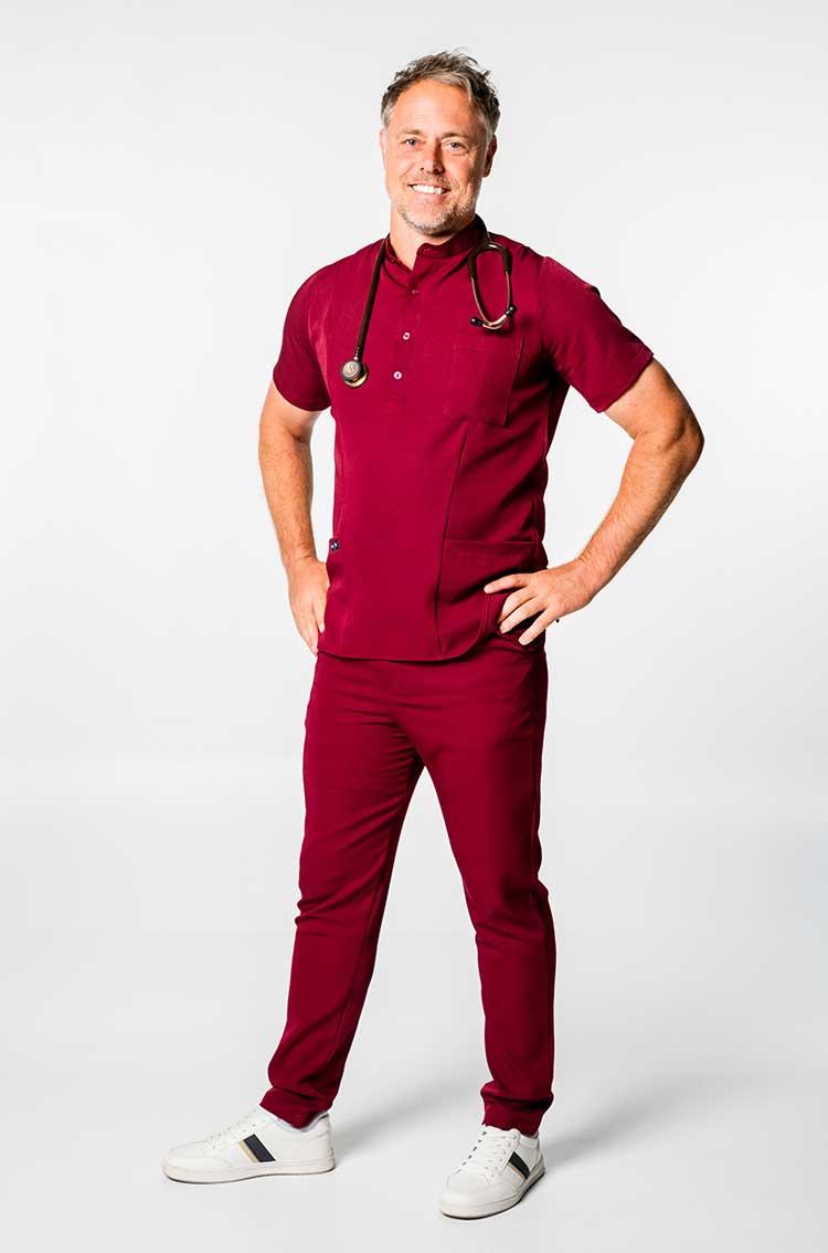 <b>Murdoch</b> Men's Scrub Top - Image 2