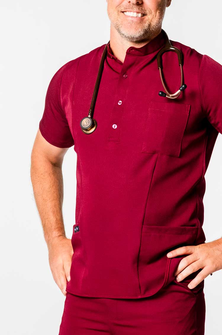 <b>Murdoch</b> Men's Scrub Top - Image 3