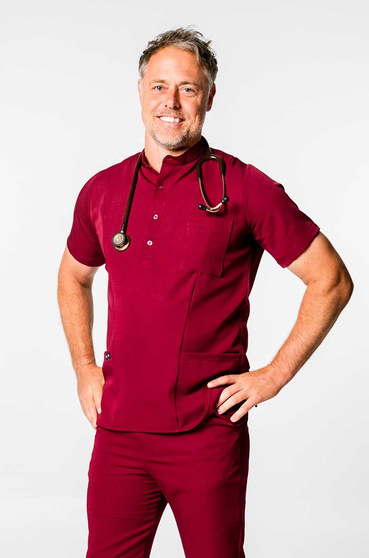 <b>Murdoch</b> Men's Scrub Top - Image 5