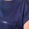 <b>Luna</b> Cuffed Sleeve Tuck-In Scrub Top - Thumbnail Image 4