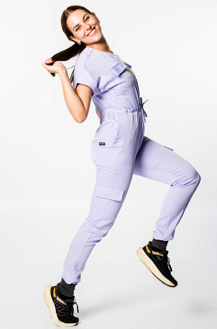 <b>Sheeba</b> Cuffed Sleeve Jogger Ladies Jumpsuit - Image 4